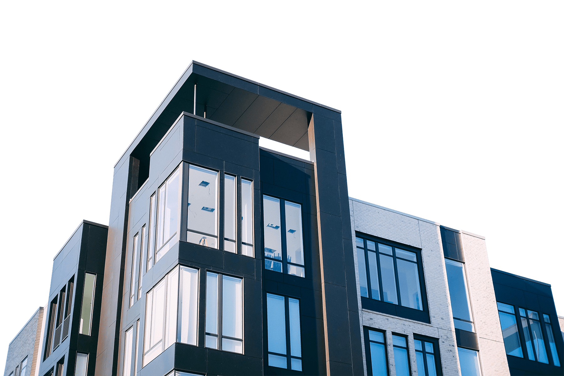 Apartment building representing access to community solar for renters and homeowners